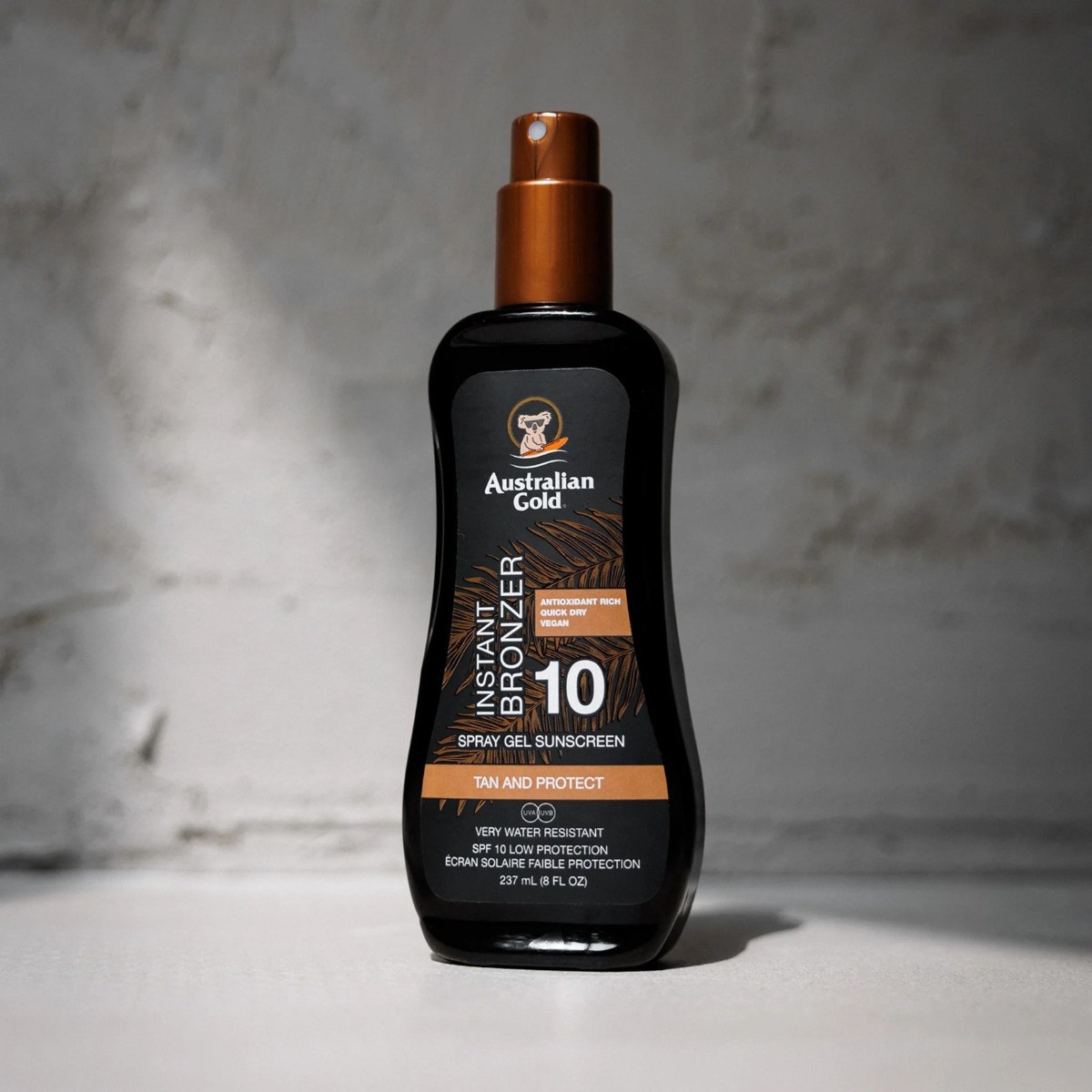 Australian Gold Instant Bronzer Spray Gel Sunscreen SPF10 (237ml) φωτογραφία