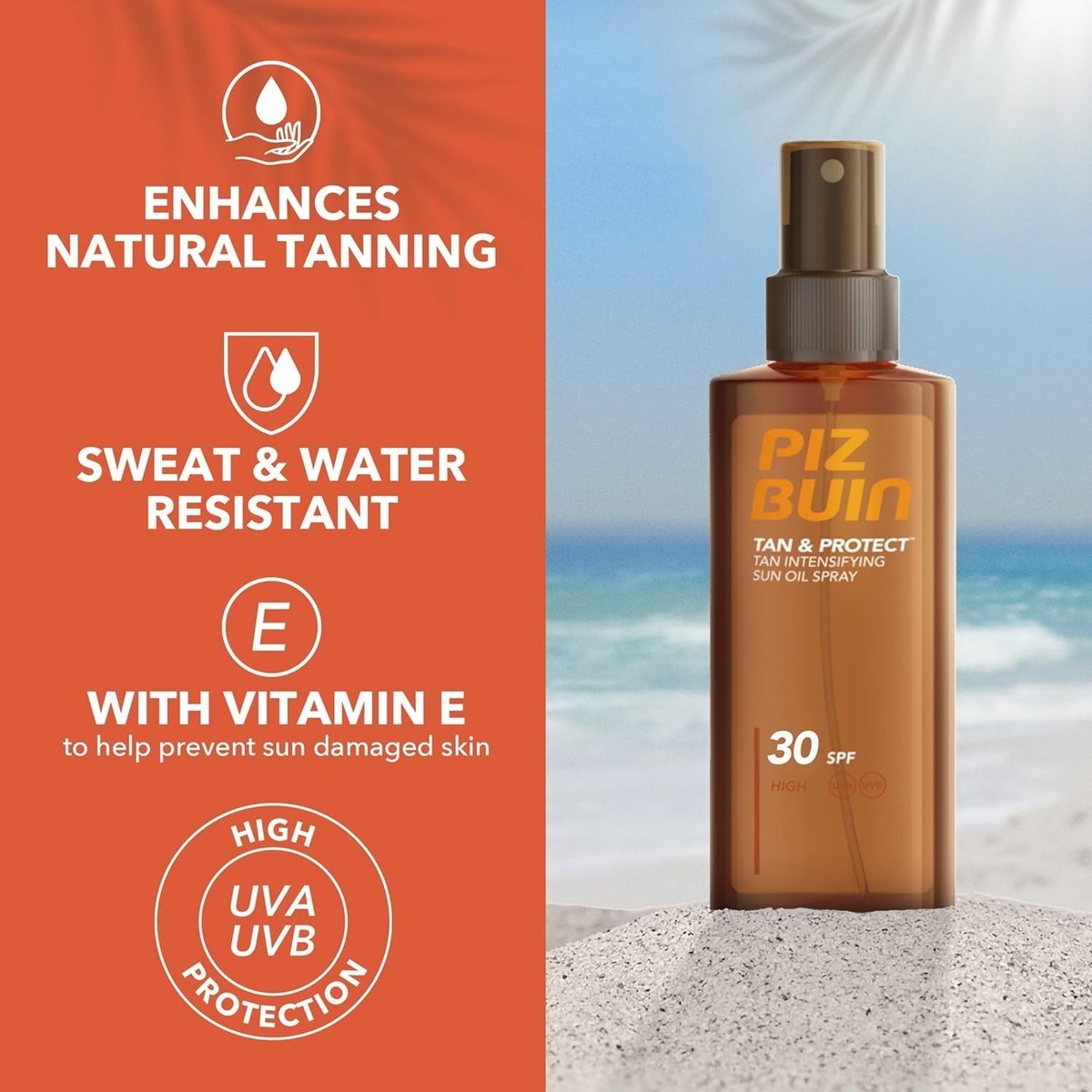 Piz Buin Tan & Protect Tan Intensifying Sun Oil Spray SPF30 (150ml) φωτογραφία