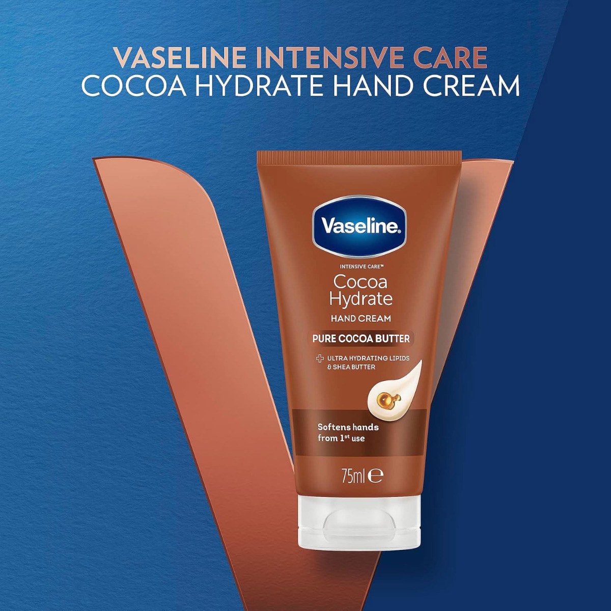 Vaseline® Intensive Care Cocoa Hydrate Hand Cream (75ml) φωτογραφία