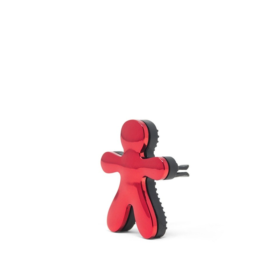 Mr & Mrs For People Jeff Chrome The Beauty & The Best Car Air Freshener - Raspberry & Patchouli