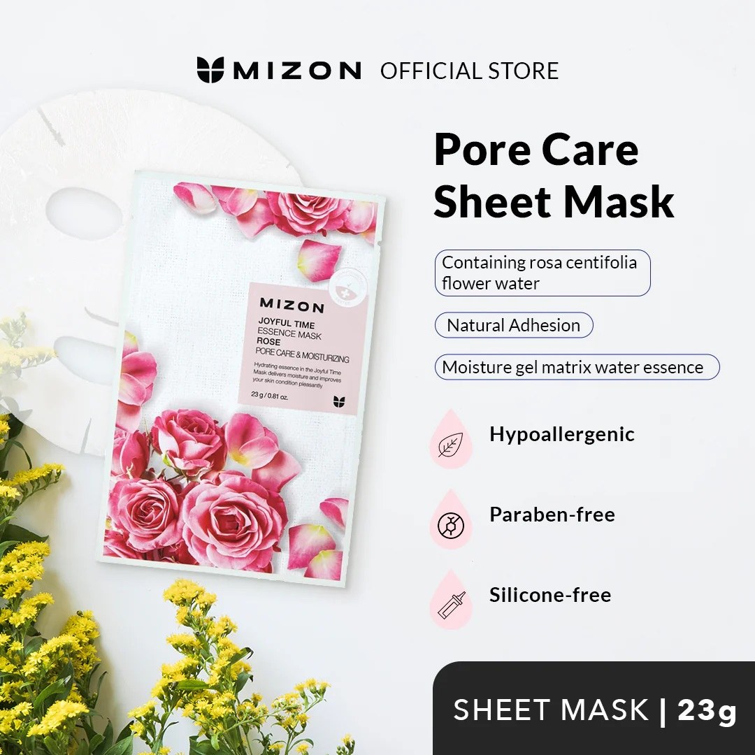 Mizon Joyful Time Essence Mask Rose (23g) φωτογραφία