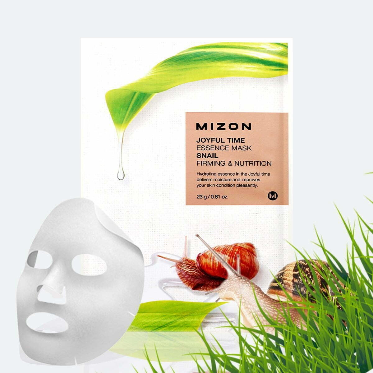 Mizon Joyful Time Essence Mask Snail (23g) φωτογραφία