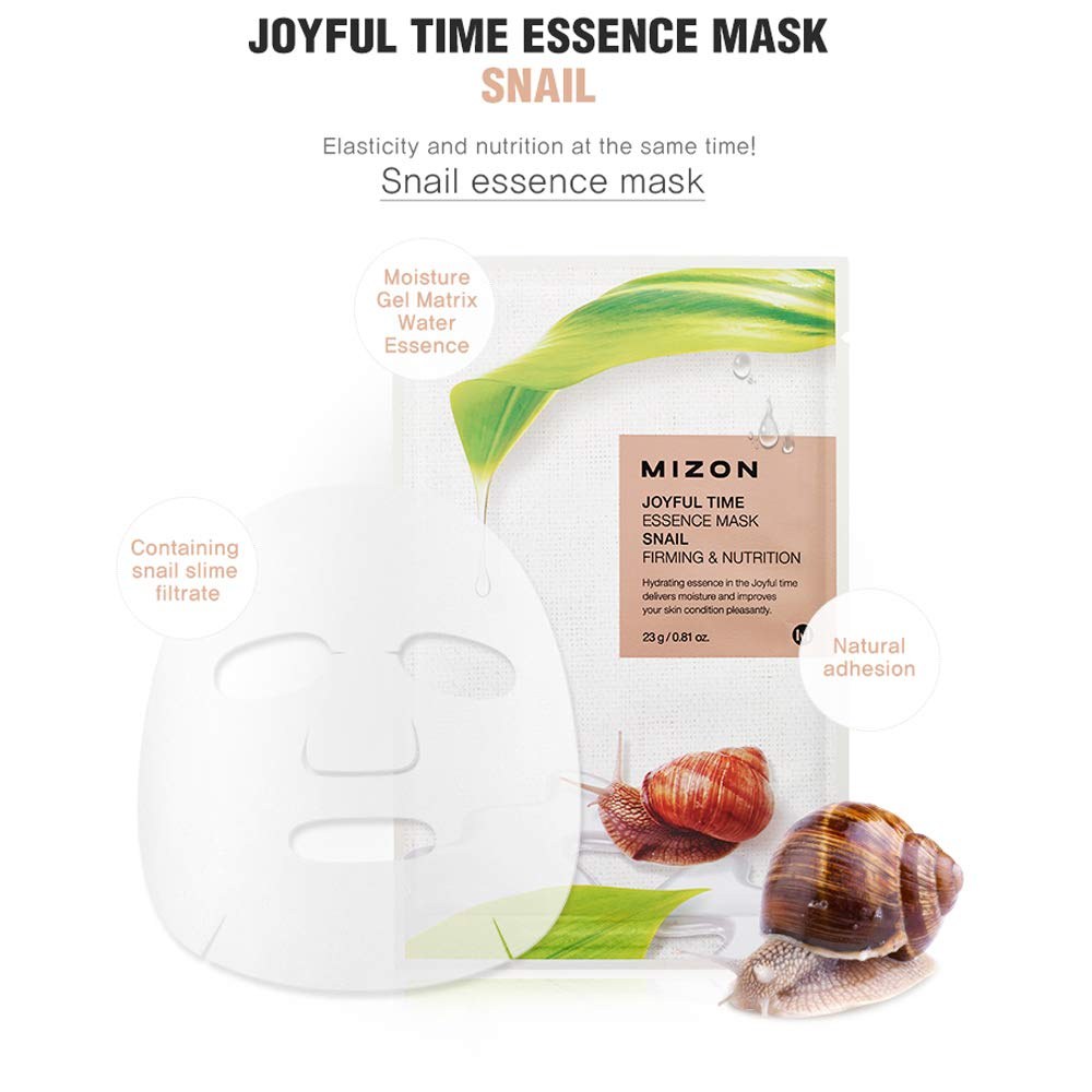 Mizon Joyful Time Essence Mask Snail (23g) φωτογραφία