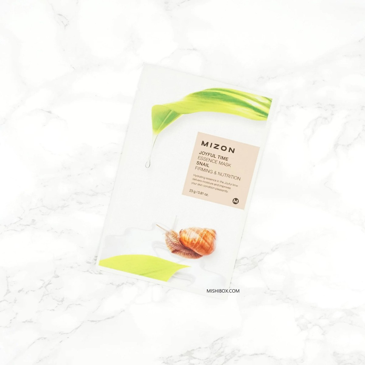 Mizon Joyful Time Essence Mask Snail (23g) φωτογραφία