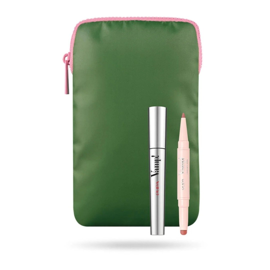 Pupa Kit Vamp! (Mascara 9ml, Creamy Duo 1g & E-Book Case)