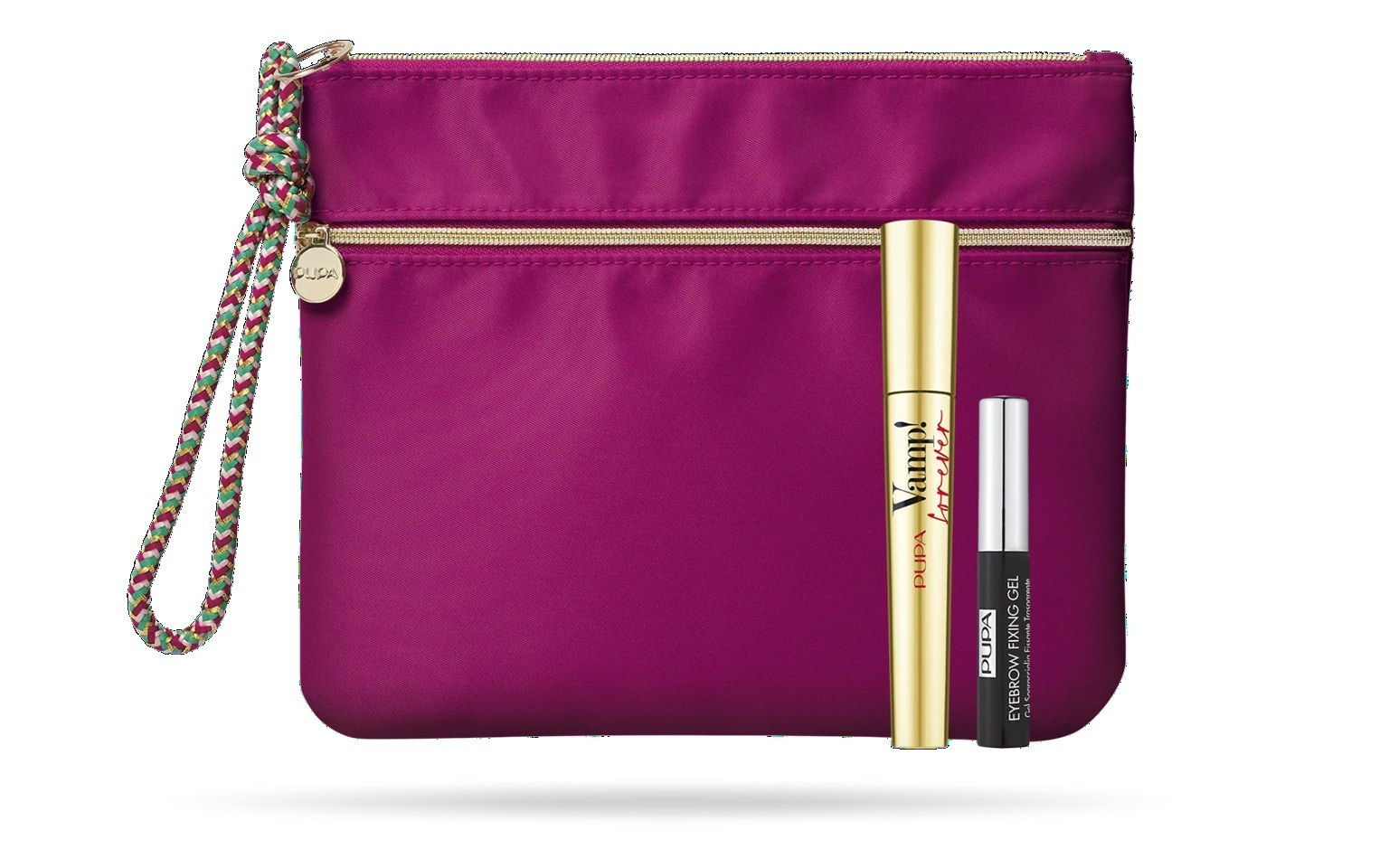 Pupa Kit (Forever Mascara 9ml, Eyebrow Gel 4ml & Handy Bag)