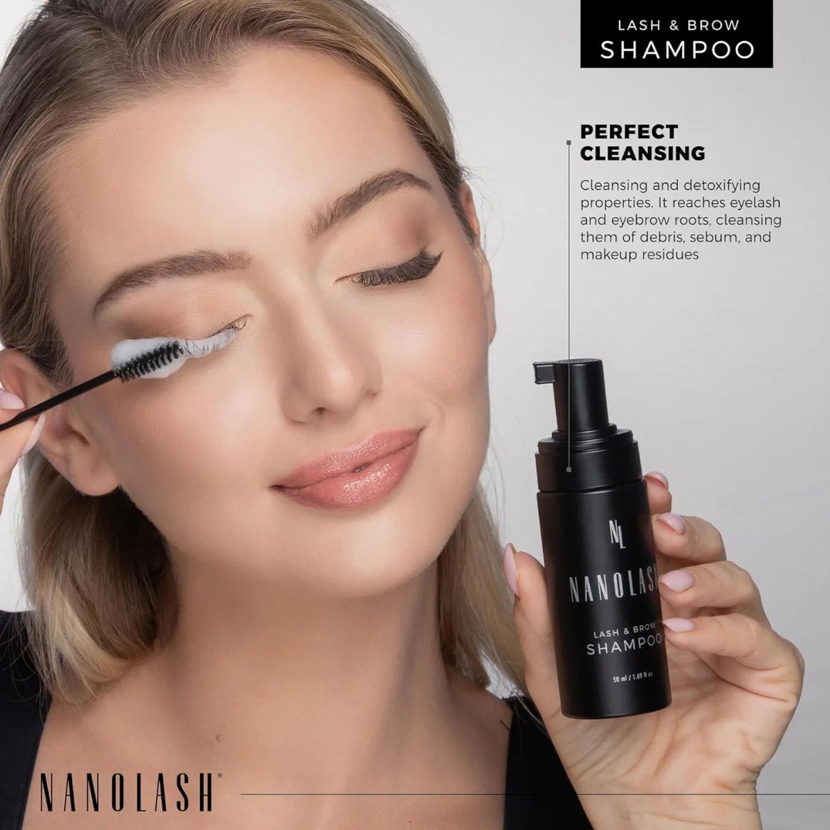 Nanolash Lash & Brow Shampoo (50ml) φωτογραφία