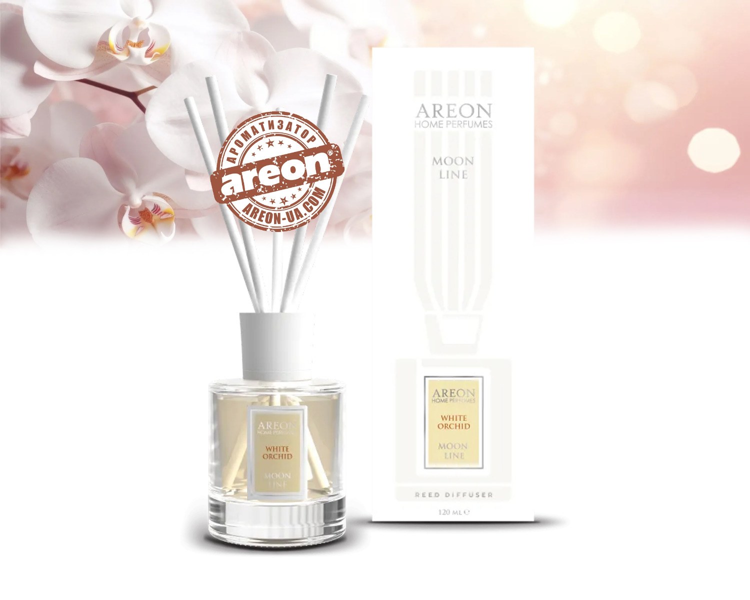Areon Home Perfumes Moon Line - White Orchid (120ml) φωτογραφία