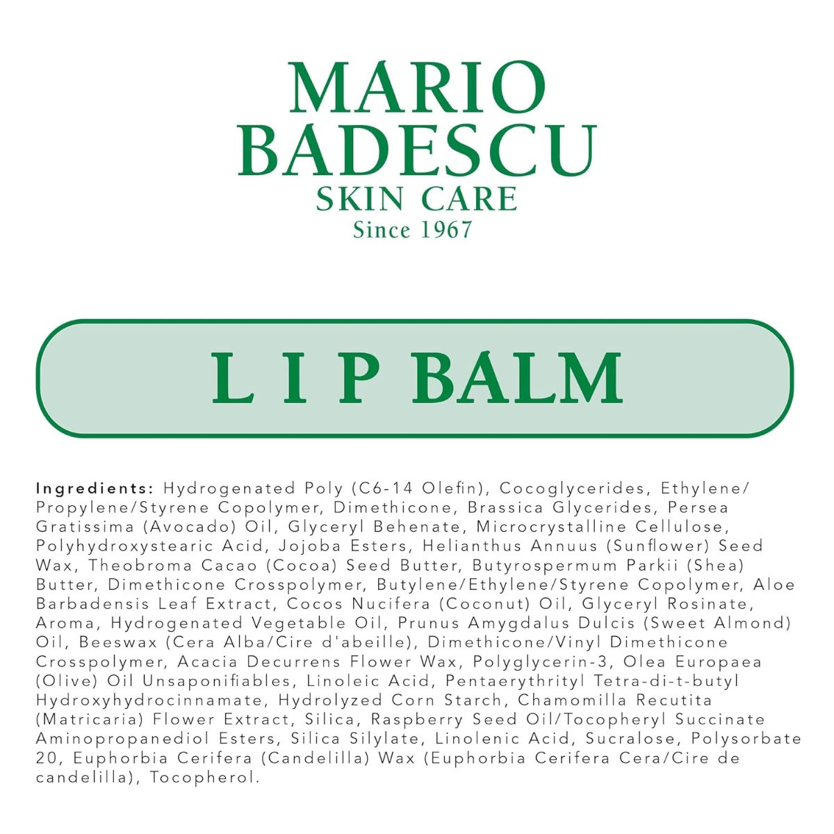 Mario Badescu Skin Care - Lip Balm (10g) φωτογραφία