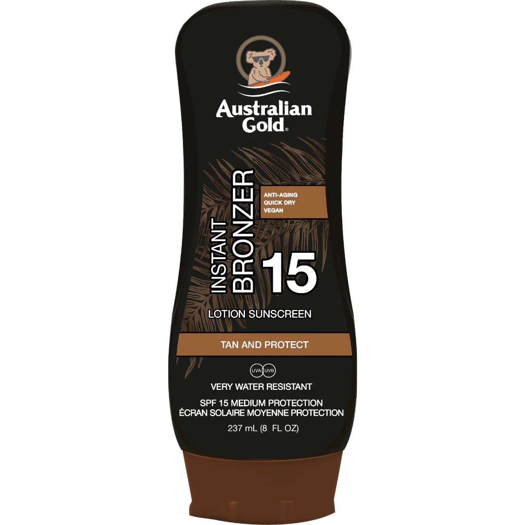 Australian Χρυσό Instant Bronzer Lotion Sunscreen SPF15 (237ml)