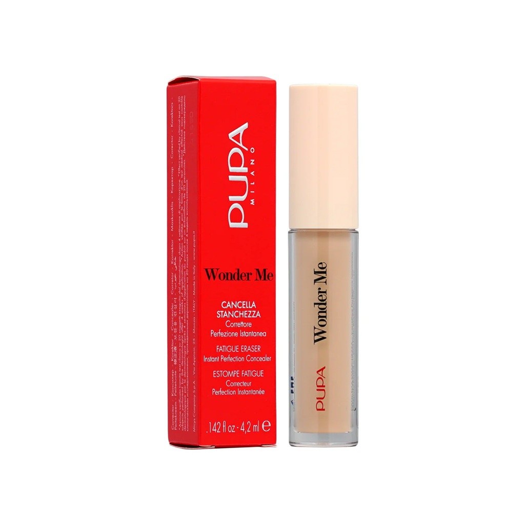 Pupa Wonder Me Fatigue Eraser Concealer - 020 Medium Cold Beige (4.2ml) φωτογραφία