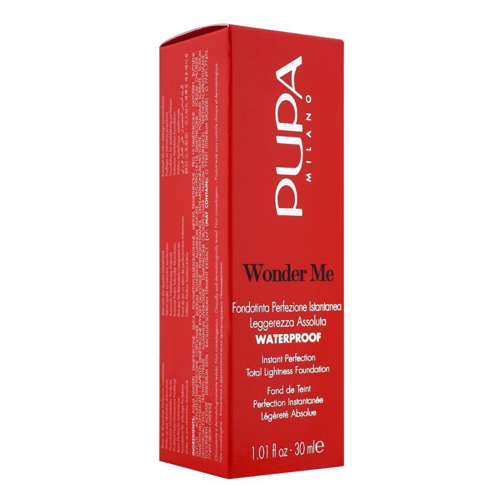 Pupa Wonder Me Instant Perfection Total Lightness Foundation - 045 Almond - Warm (30ml) φωτογραφία