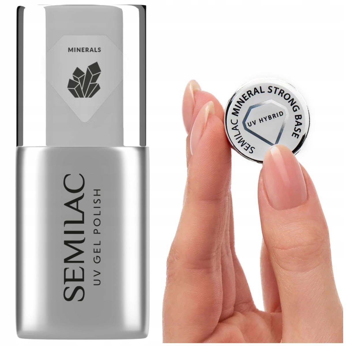 Semilac UV Gel Polish Mineral Strong Base Coat (7ml) φωτογραφία