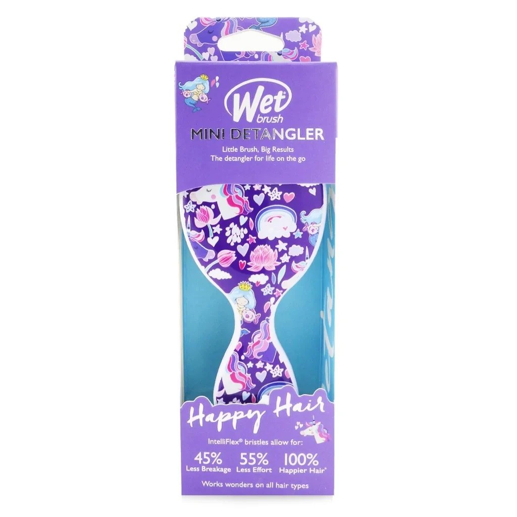 Wet Brush Mini Detangler Happy Hair - Mermaids & Unicorns φωτογραφία