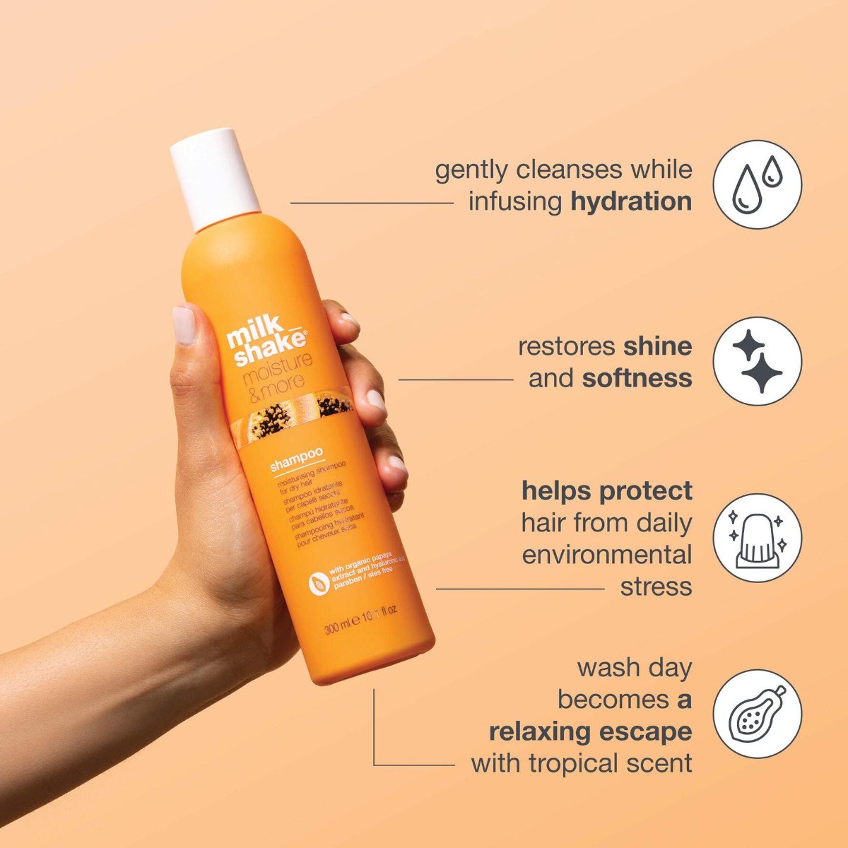 Milk_Shake Moisture & More Shampoo (300ml) φωτογραφία