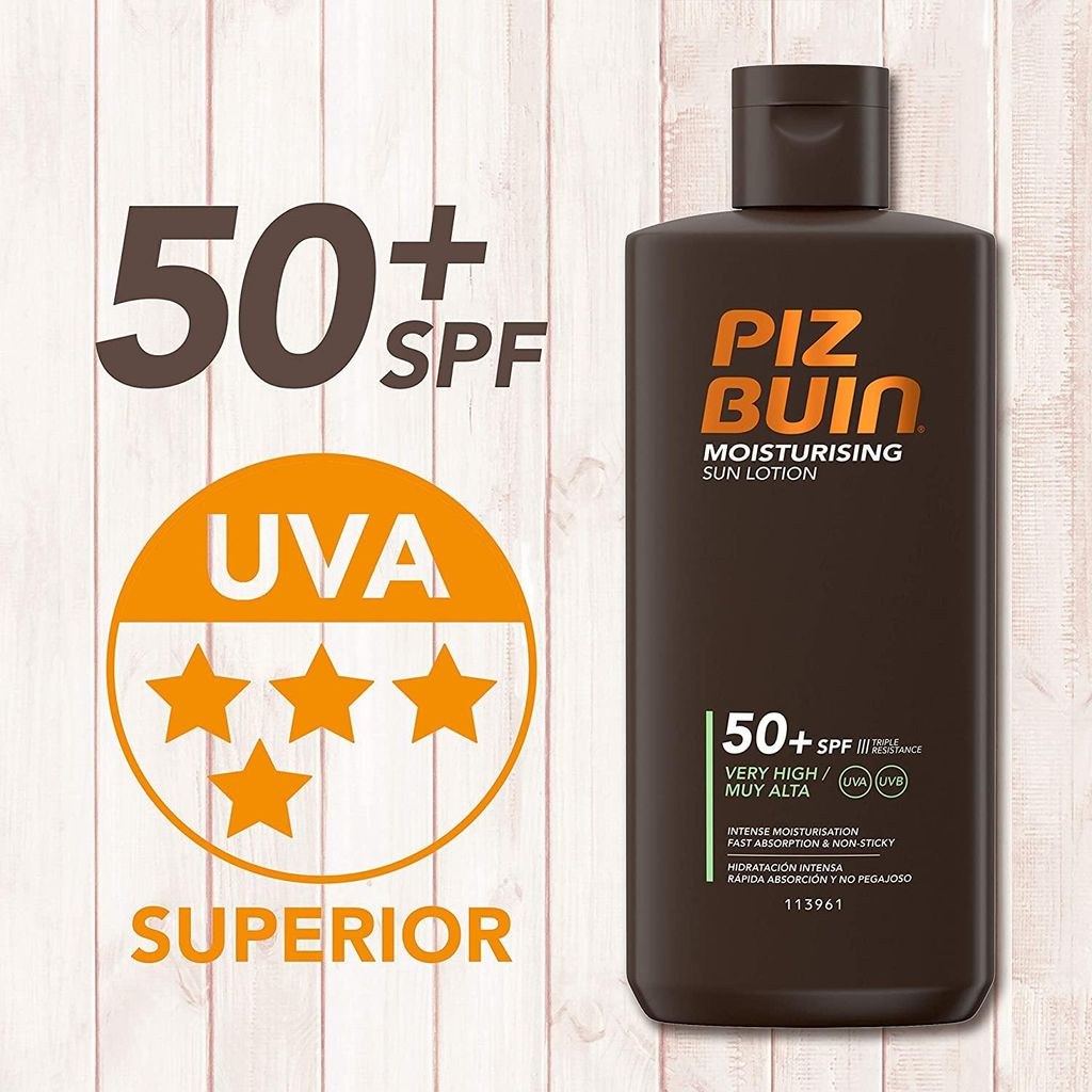 Piz Buin Moisturising Sun Lotion SPF50+ (200ml) φωτογραφία