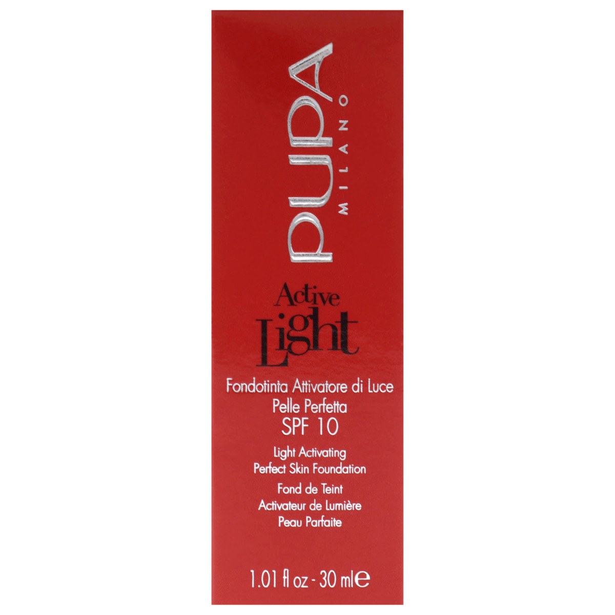 Pupa Active Light - Light Activating Perfect Skin Foundation - 030 Natural Beige (30ml) φωτογραφία