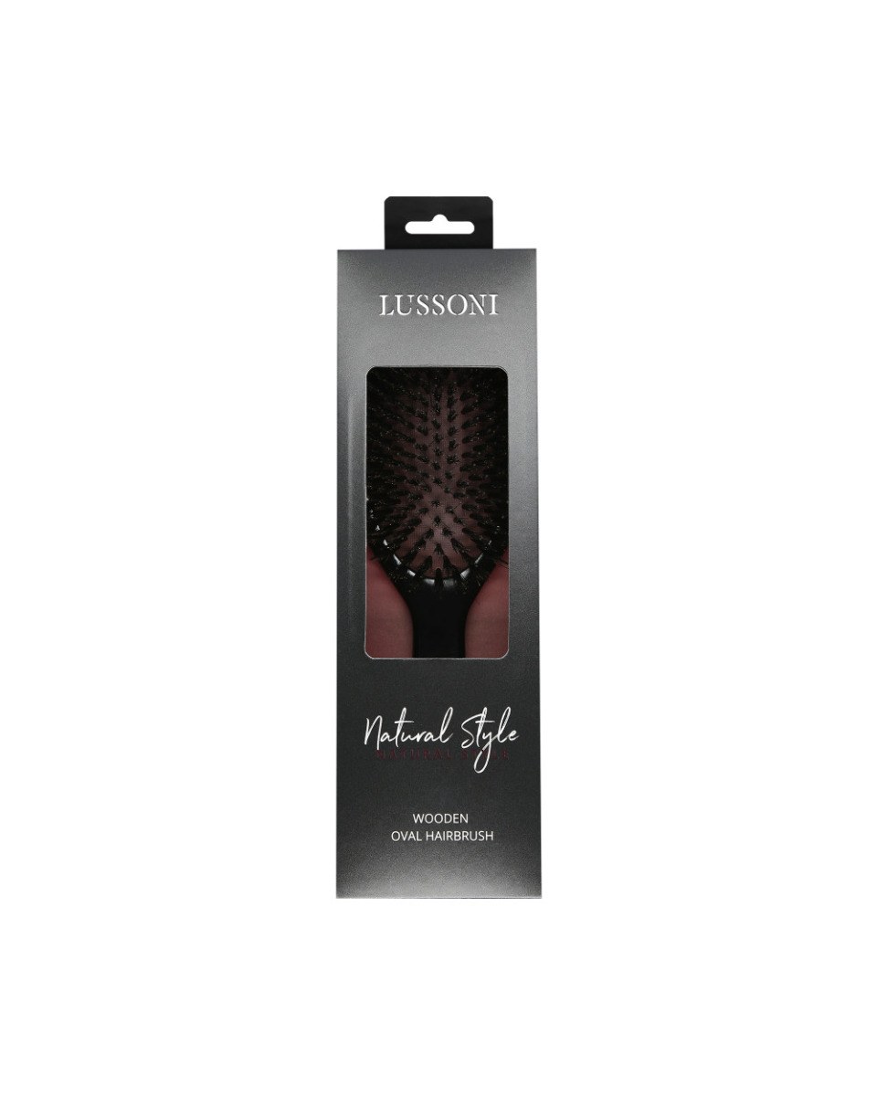 Lussoni Natural Style - Wooden Oval Hairbrush φωτογραφία