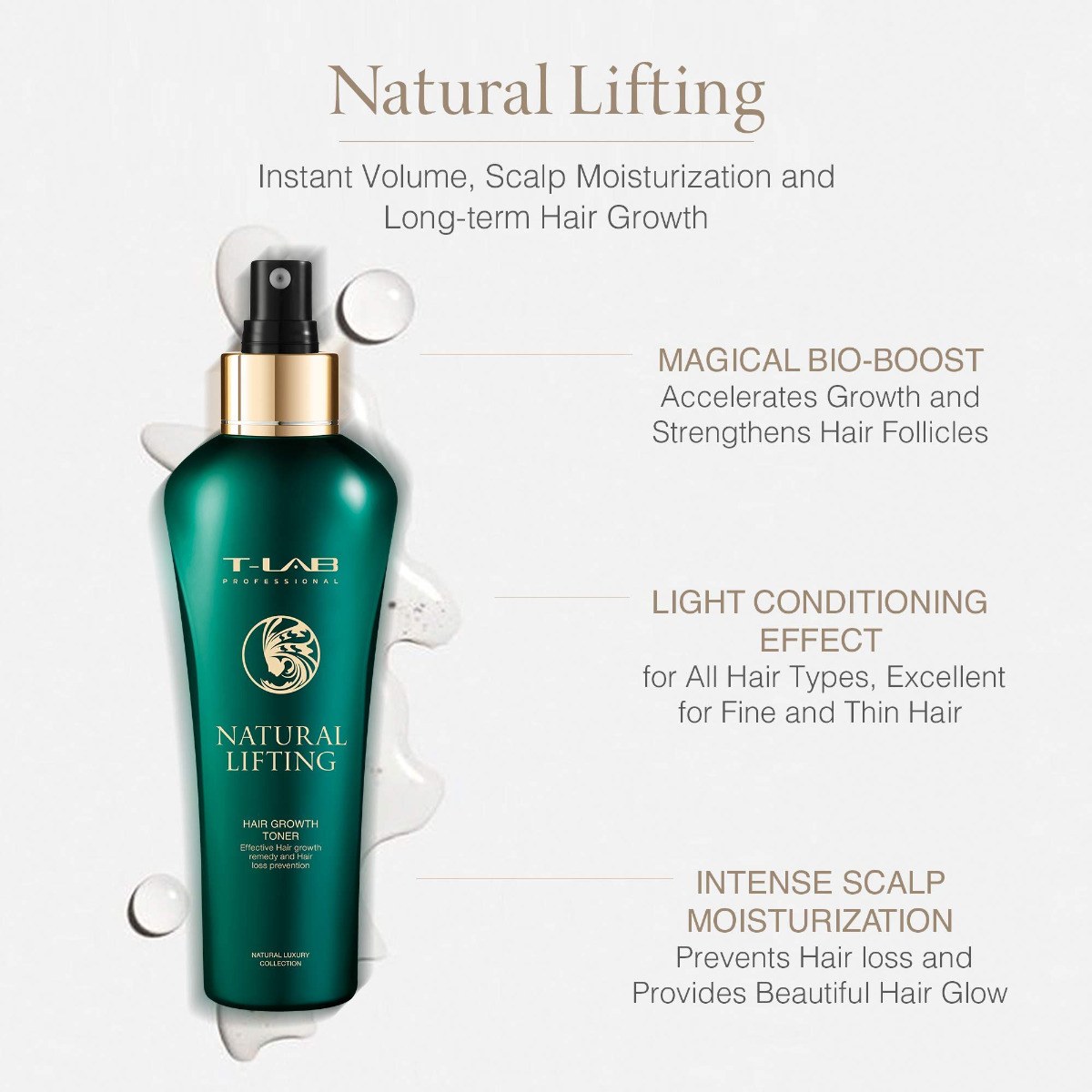 T-Lab Professional Natural Lifting Hair Growth Toner (150ml) φωτογραφία