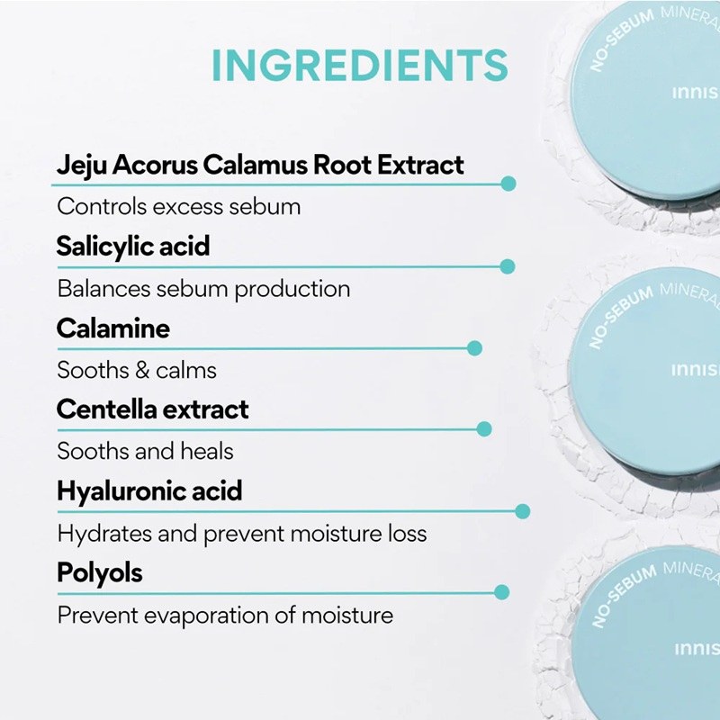 Innisfree No-Sebum Mineral Pact Powder (8.5g) φωτογραφία