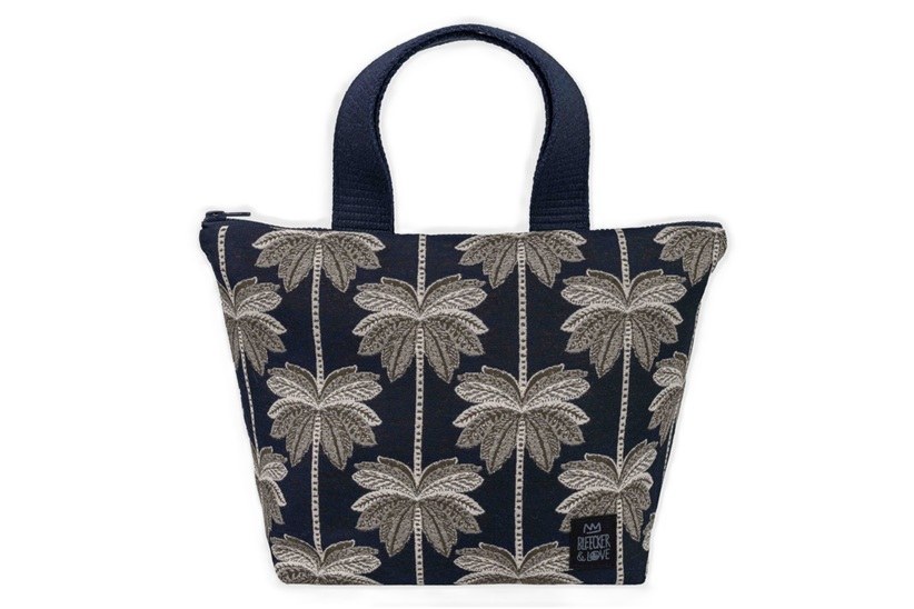 Bleecker & Love Oasis Tote Bag - Zipper Blue (35cm x 15cm x 25cm)