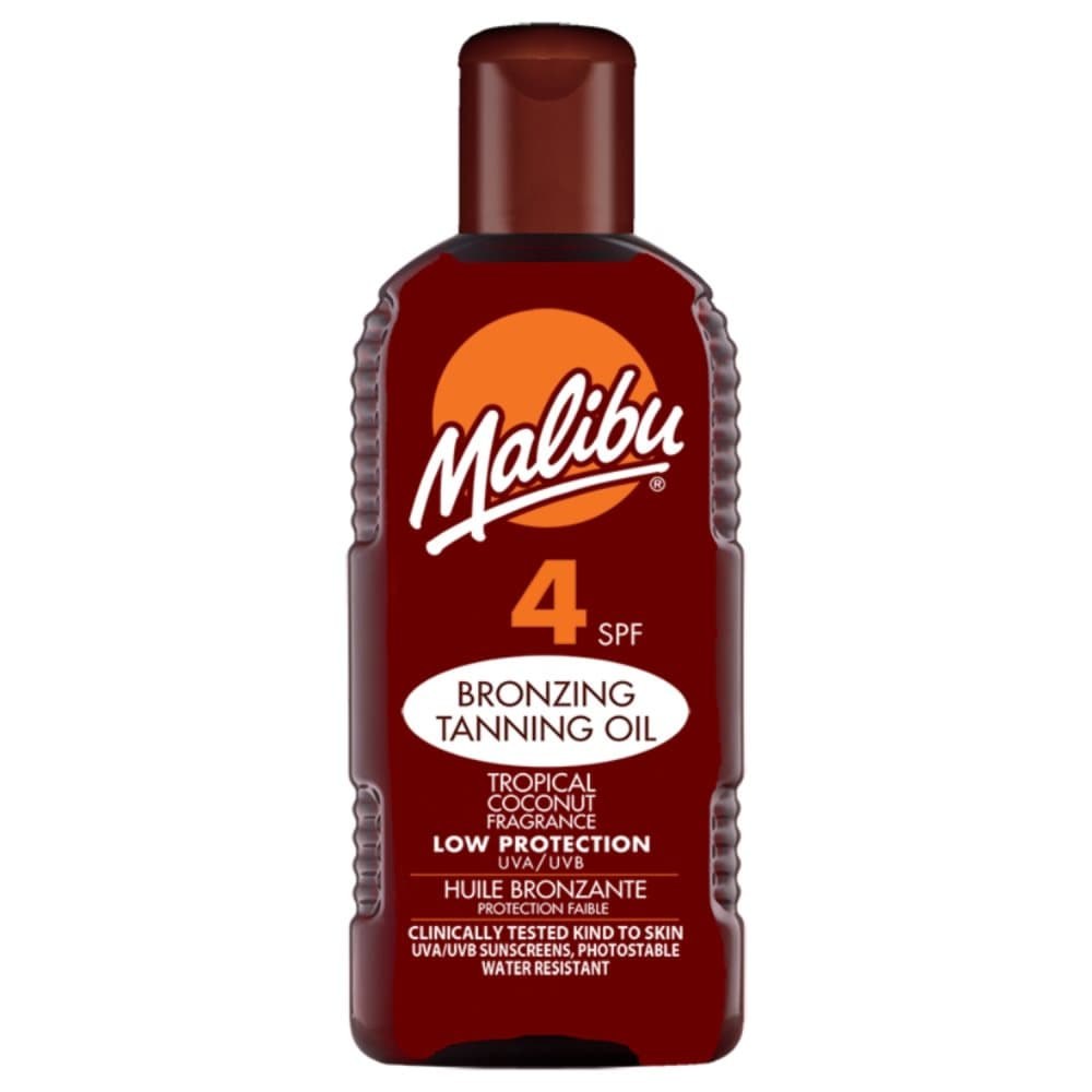 Malibu Bronzing Tanning Oil 4SPF (200ml)