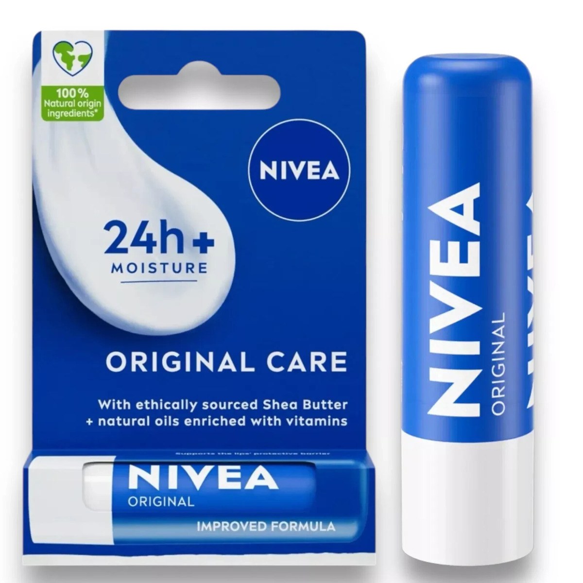 Nivea Original Care Lip Balm - Original (4.8g)