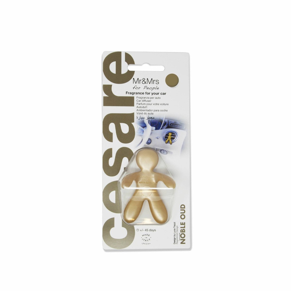 Mr & Mrs For People Cesare Car Air Freshener - Noble Oud φωτογραφία