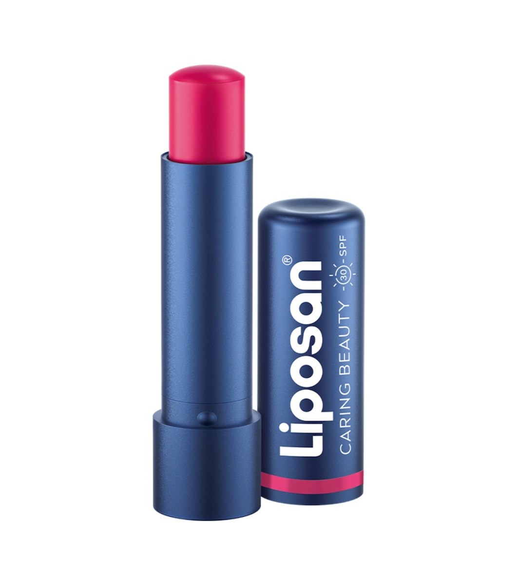 Liposan Caring Beauty 30 SPF 3 In 1 Lip & Cheek Lip Balm - Pink (4.8g)