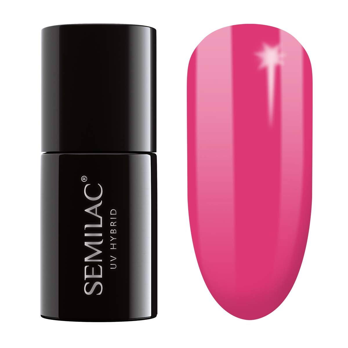 Semilac UV Gel Polish - 007 Pink Rock (7ml) φωτογραφία