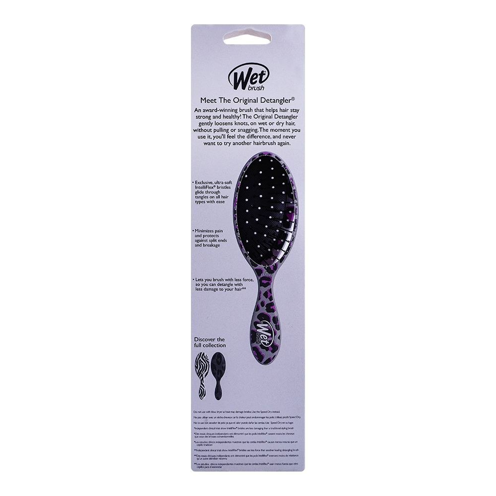 Wet Brush Original Detangler Detangle Brush - Safari Pink Leopard φωτογραφία
