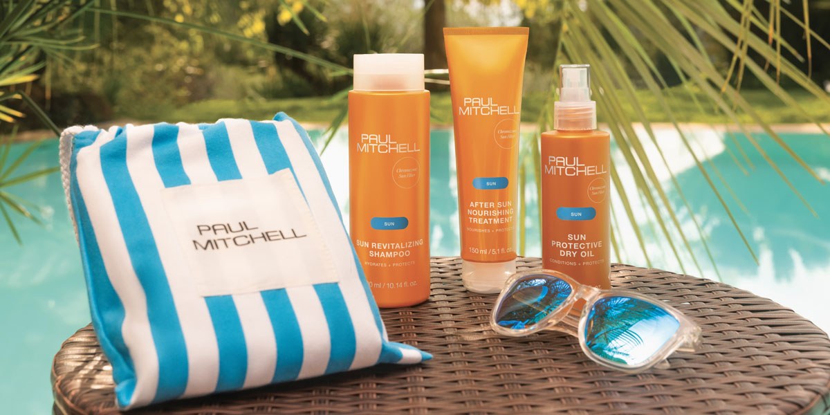 Paul Mitchell - Sun Set (Shampoo 300ml, Dry Oil 150ml, Treatment 150ml) + ΔΩΡΟ Πετσέτα Microfibre φωτογραφία