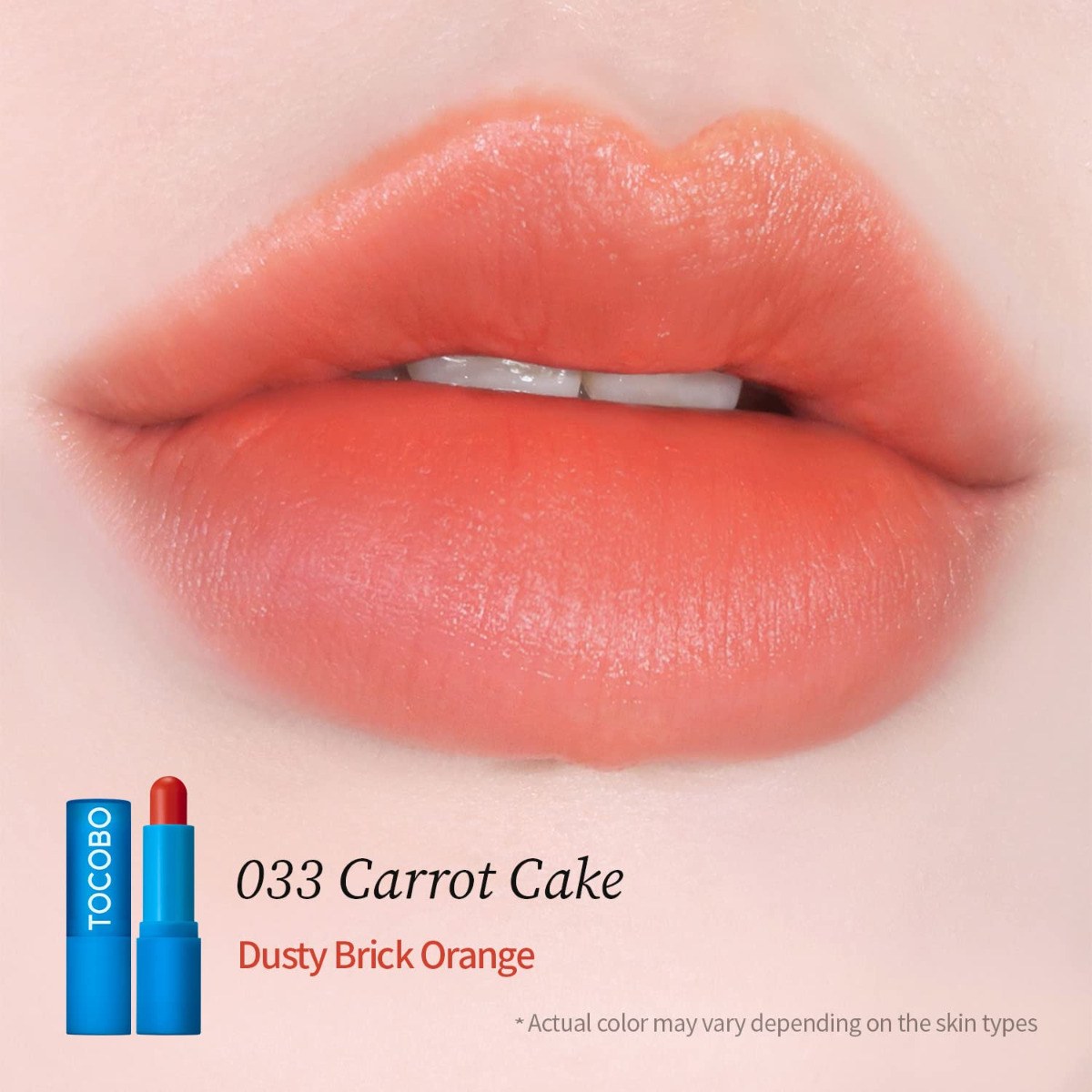 Tocobo Powder Cream Lip Balm - 033 Carrot Cake (3.5g) φωτογραφία