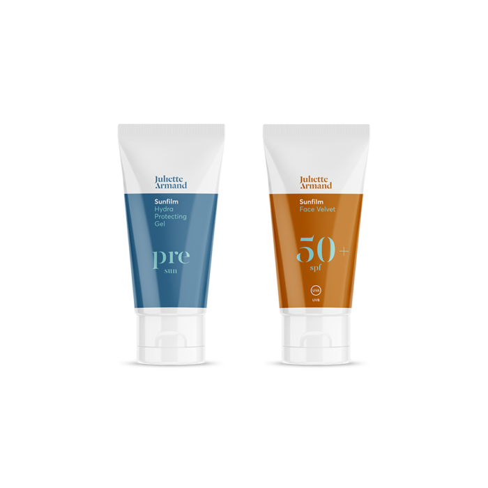 Juliette Armand - Πακέτο Ενυδάτωσης & Προστασίας SPF 50 (Pre Sun Hydra Protecting Gel & Face Velvet SPF 50+)