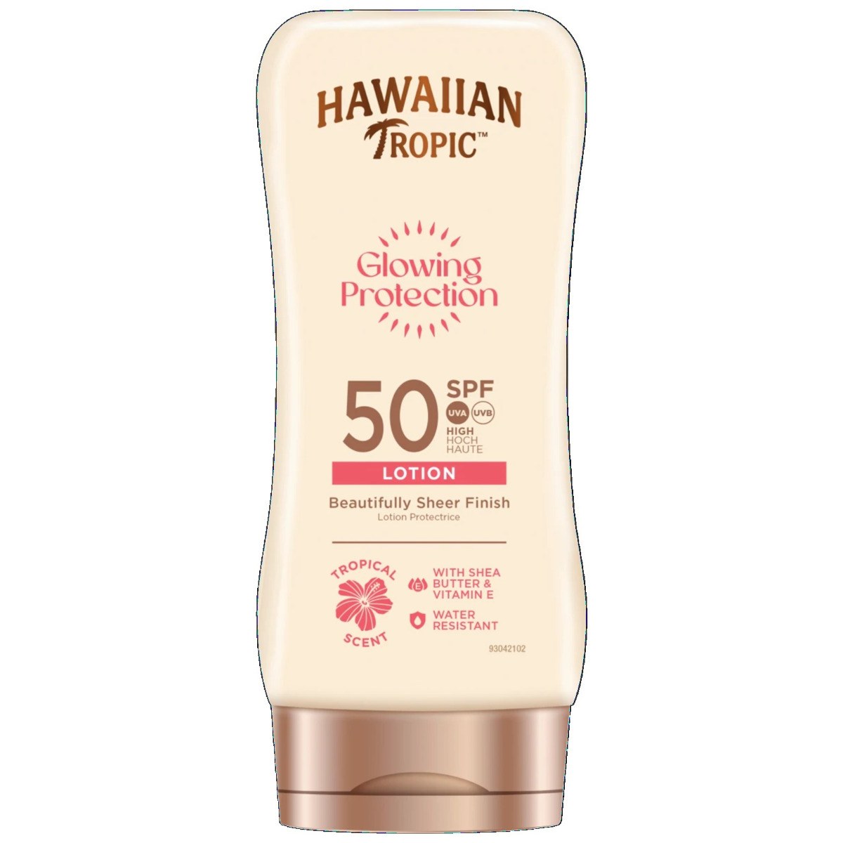 Hawaiian Tropic Glowing Protection SPF 50 UVA UVB High Lotion (180ml)