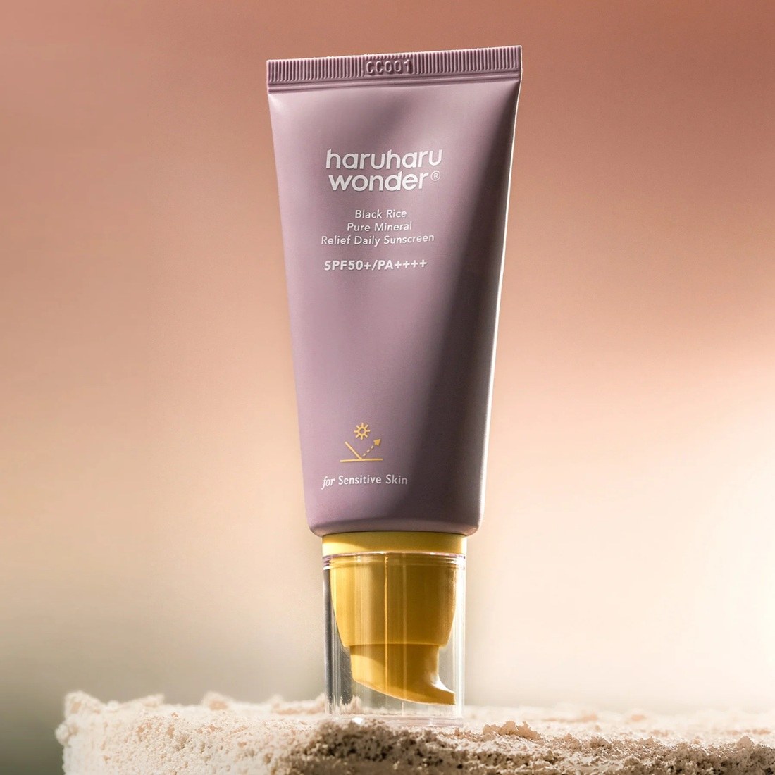 Haruharu Wonder Black Rice Pure Mineral Relief Daily Sunscreen SPF50+ PA++++ (50ml) φωτογραφία