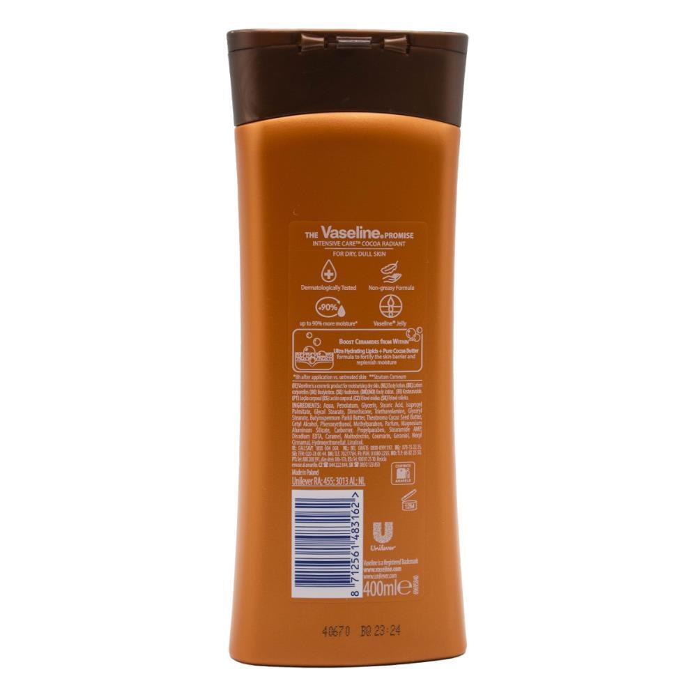 Vaseline® Intensive Care Cocoa Radiant Non Greasy Lotion (400ml) φωτογραφία