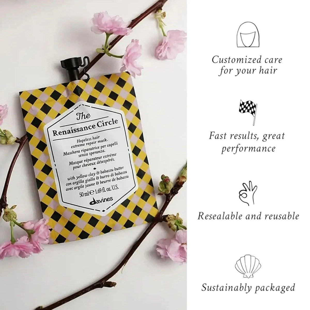Davines - The Renaissance Circle Mask (50ml) φωτογραφία