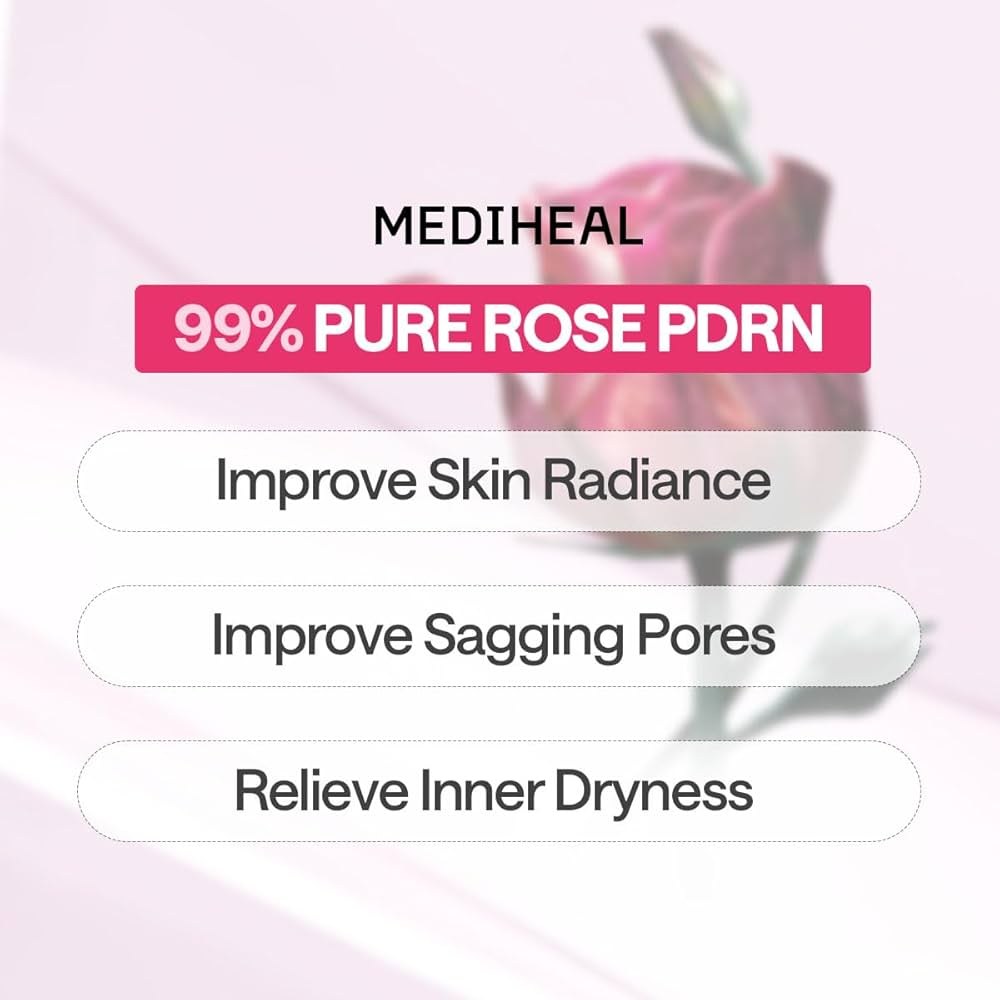 Mediheal Rose PDRN Healthy Glow Essential Mask (24ml) φωτογραφία