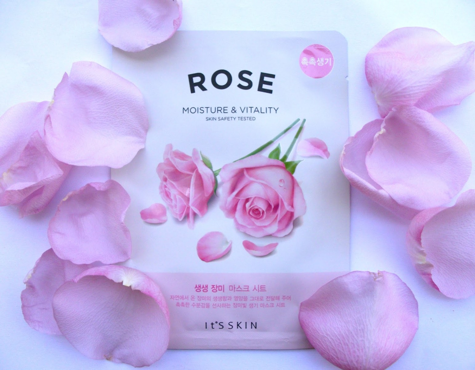 It's Skin Rose Moisture & Vitality Mask Sheet (20g) φωτογραφία