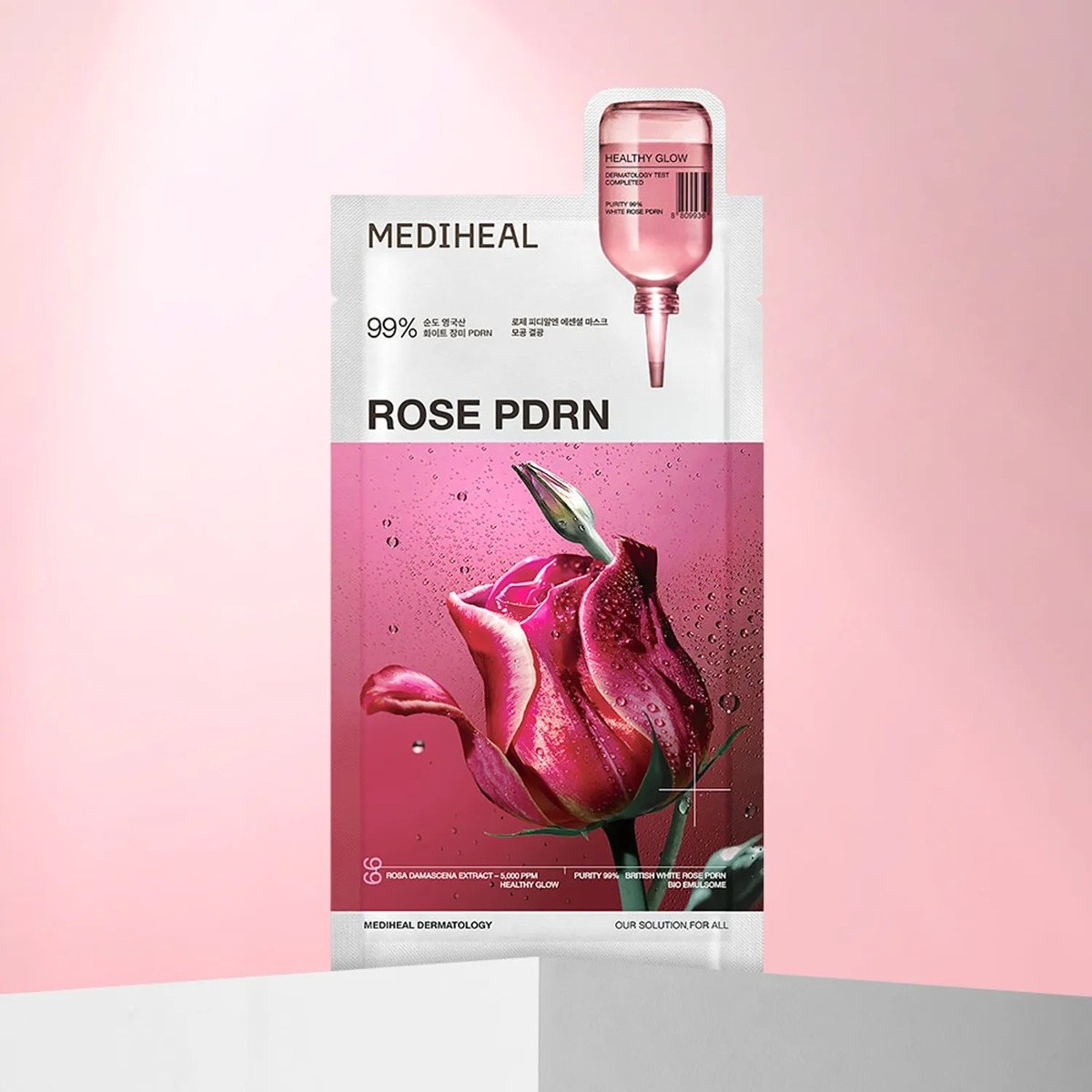 Mediheal Rose PDRN Healthy Glow Essential Mask (24ml) φωτογραφία