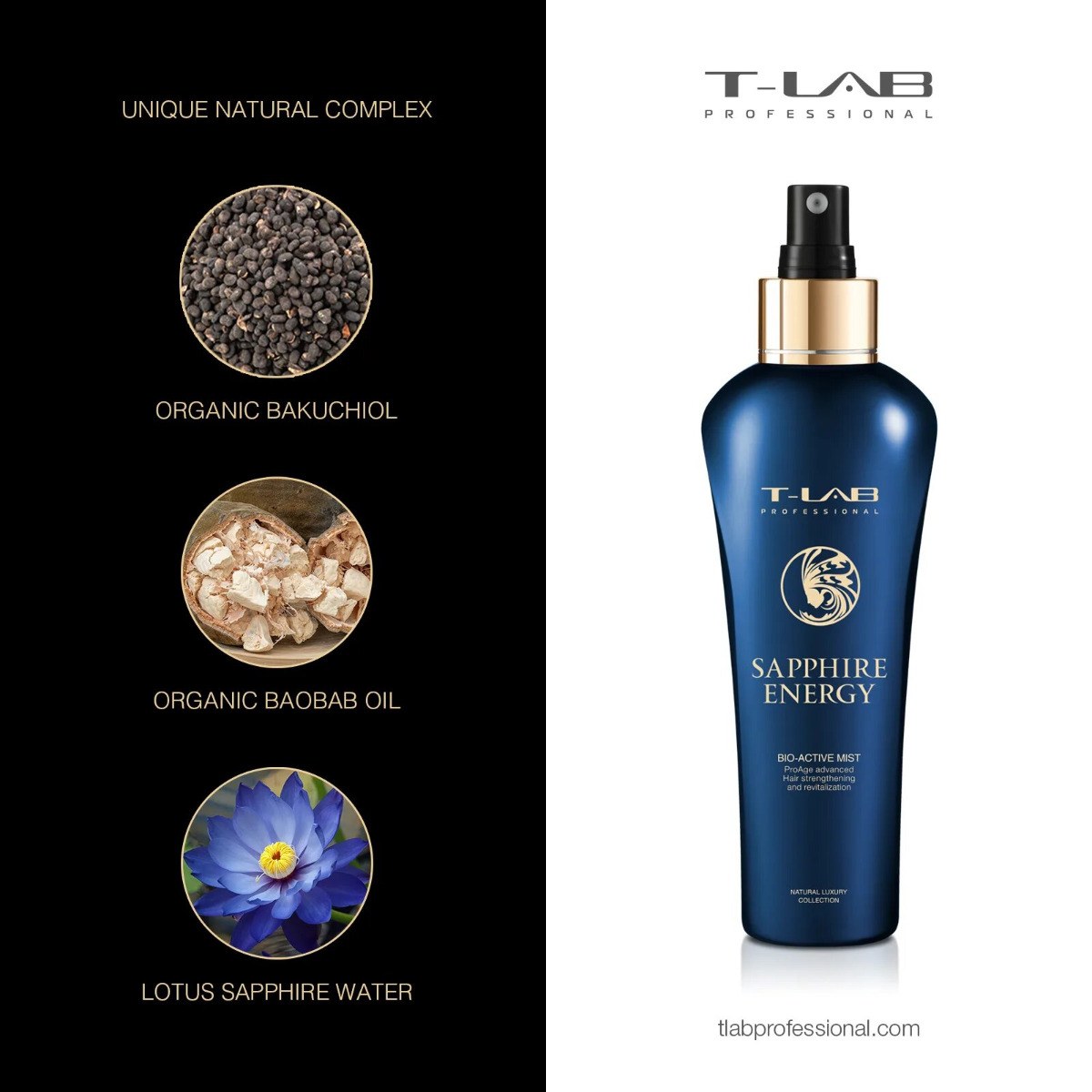 T-Lab Professional Sapphire Energy Bio-Active Mist (150ml) φωτογραφία