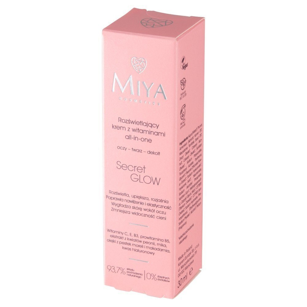 Miya Cosmetics Secret Glow Illuminating Cream With Vitamins All-in-one (30ml) φωτογραφία