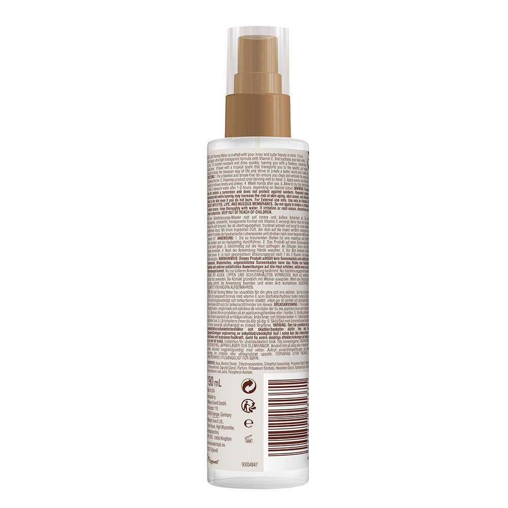 Hawaiian Tropic Self Tan Self Tanning Water - Light/Medium (190ml) φωτογραφία