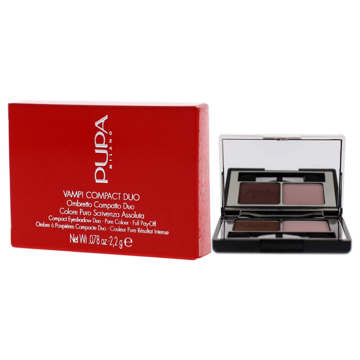 Pupa Vamp! Compact Duo Eyeshadow - 003 Soft Mauve (2.2g) φωτογραφία