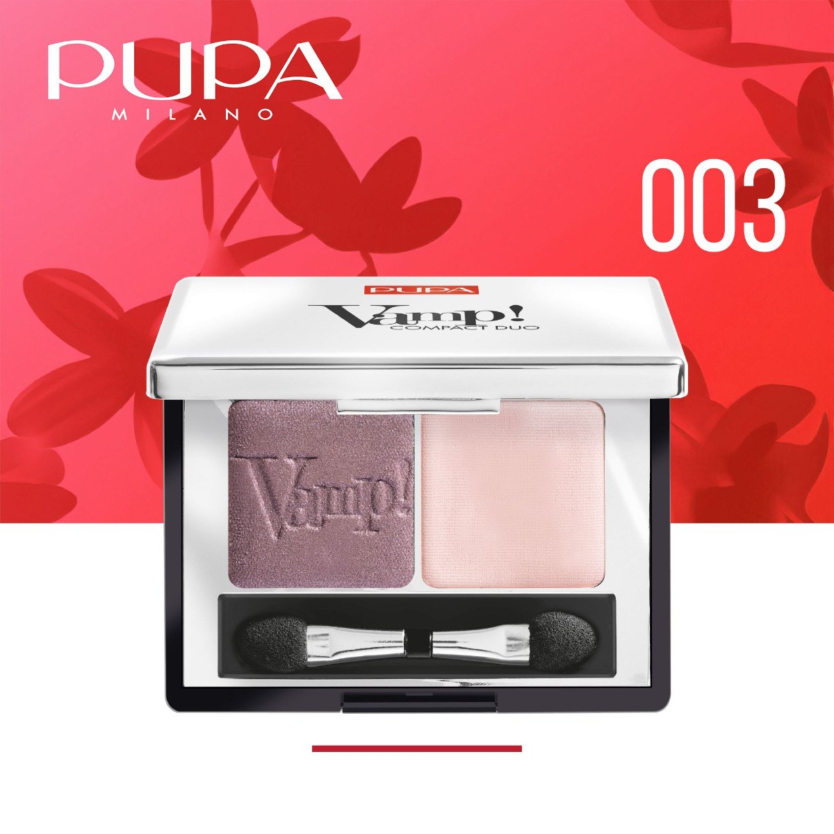 Pupa Vamp! Compact Duo Eyeshadow - 003 Soft Mauve (2.2g) φωτογραφία