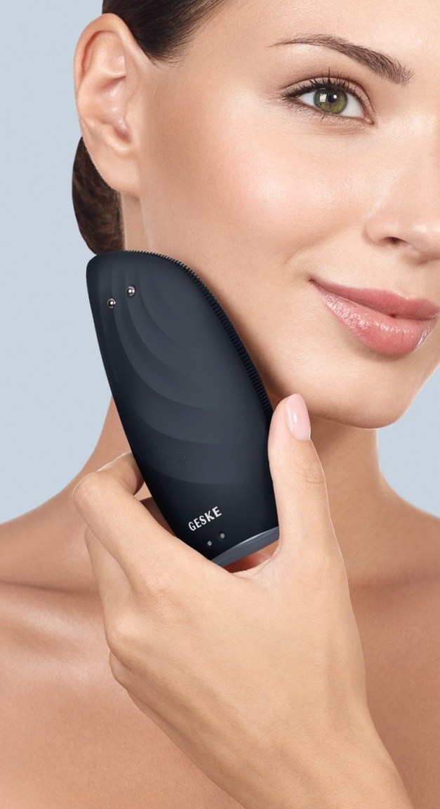 Geske Sonic Thermo Facial Brush & Face-Lifter 8 in 1 - Black φωτογραφία