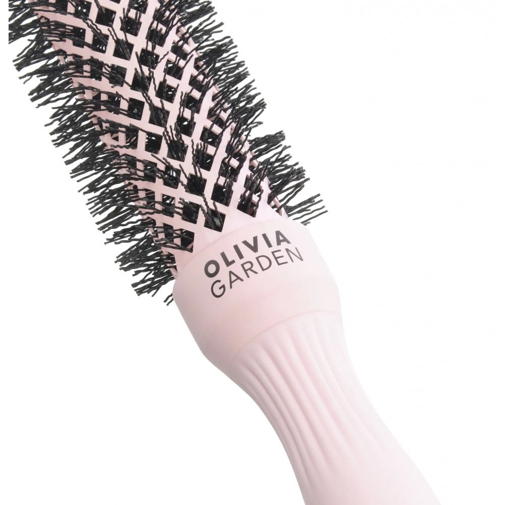 Olivia Garden Expert Blowout Speed Hairbrush - Pastel Pink (25mm) φωτογραφία