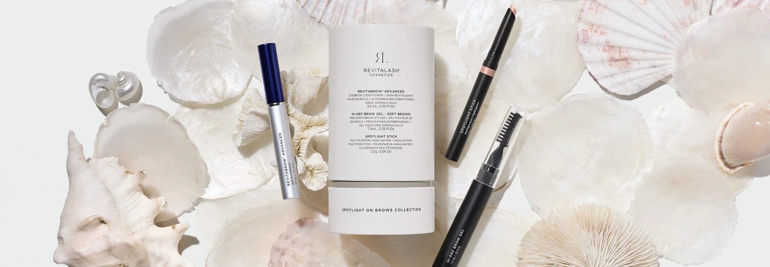Revitalash Cosmetics Spotlight On Brows Collection (EyeBrow Conditioner 3ml, Brow Gel 7.4ml & Highlighter 1.2g) φωτογραφία