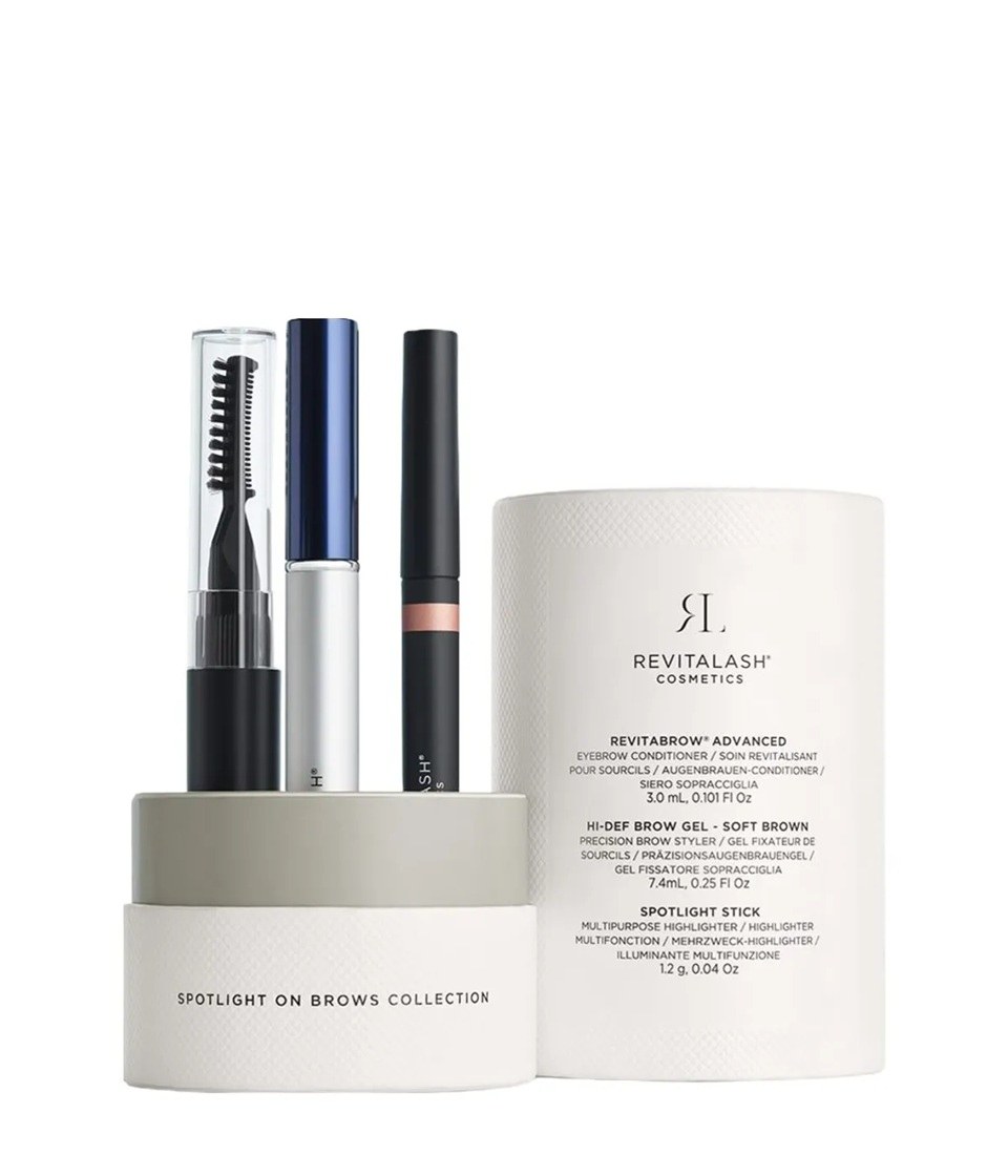 RevitaLash Cosmetics Revitalash Cosmetics Spotlight On Brows Collection (EyeBrow Conditioner 3ml, Brow Gel 7.4ml & Highlighter 1.2g)